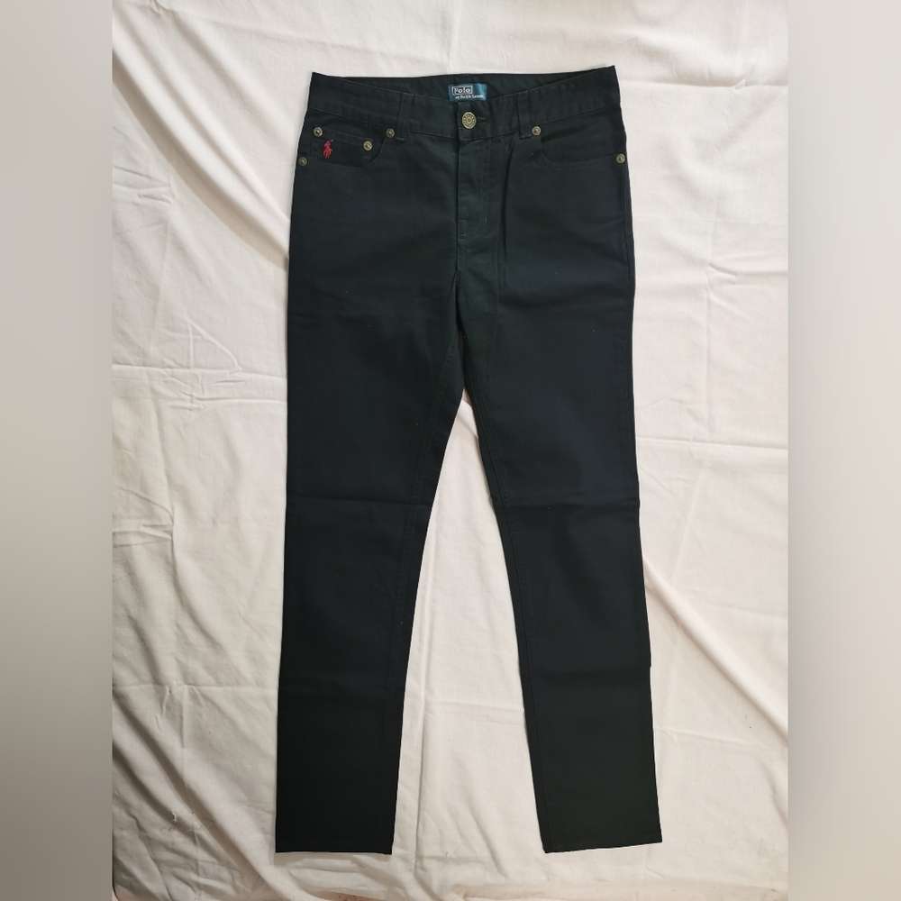 NWT Polo Ralph Lauren Youth Black Jeans Pants 14